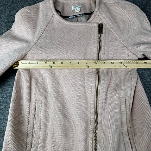 Vintage J.Crew Wool Blend Blazer Jacket Cream Color Size 00 - Picture 4 of 6